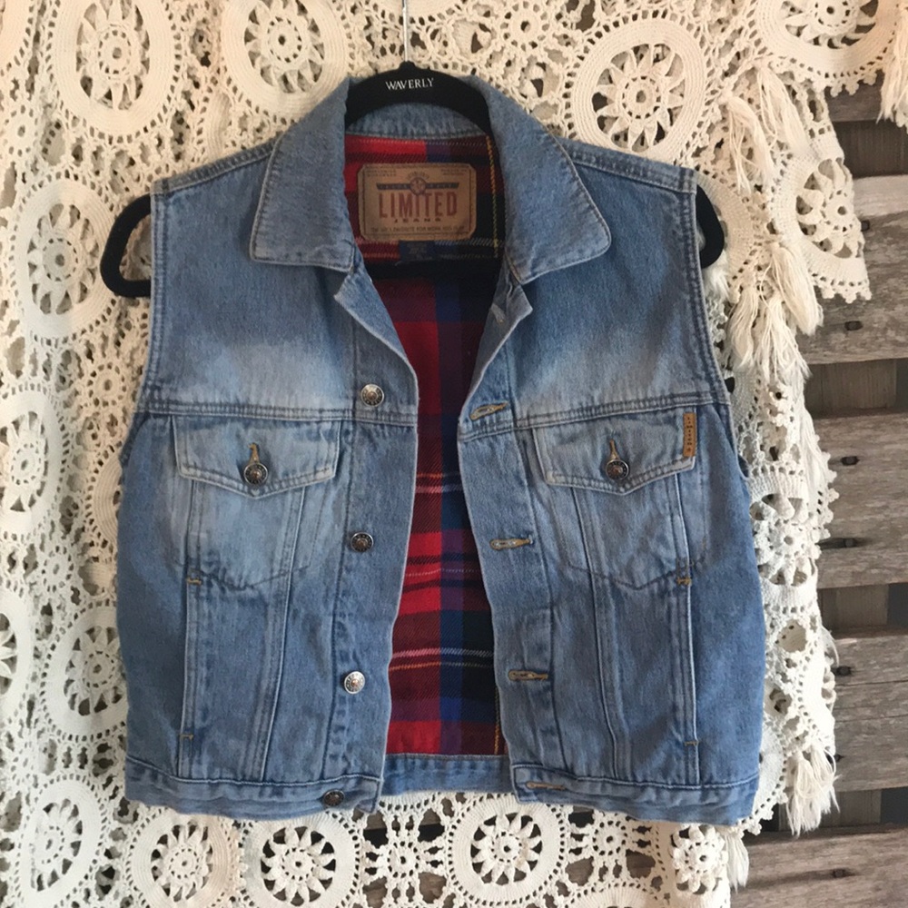 The Limited denim vest